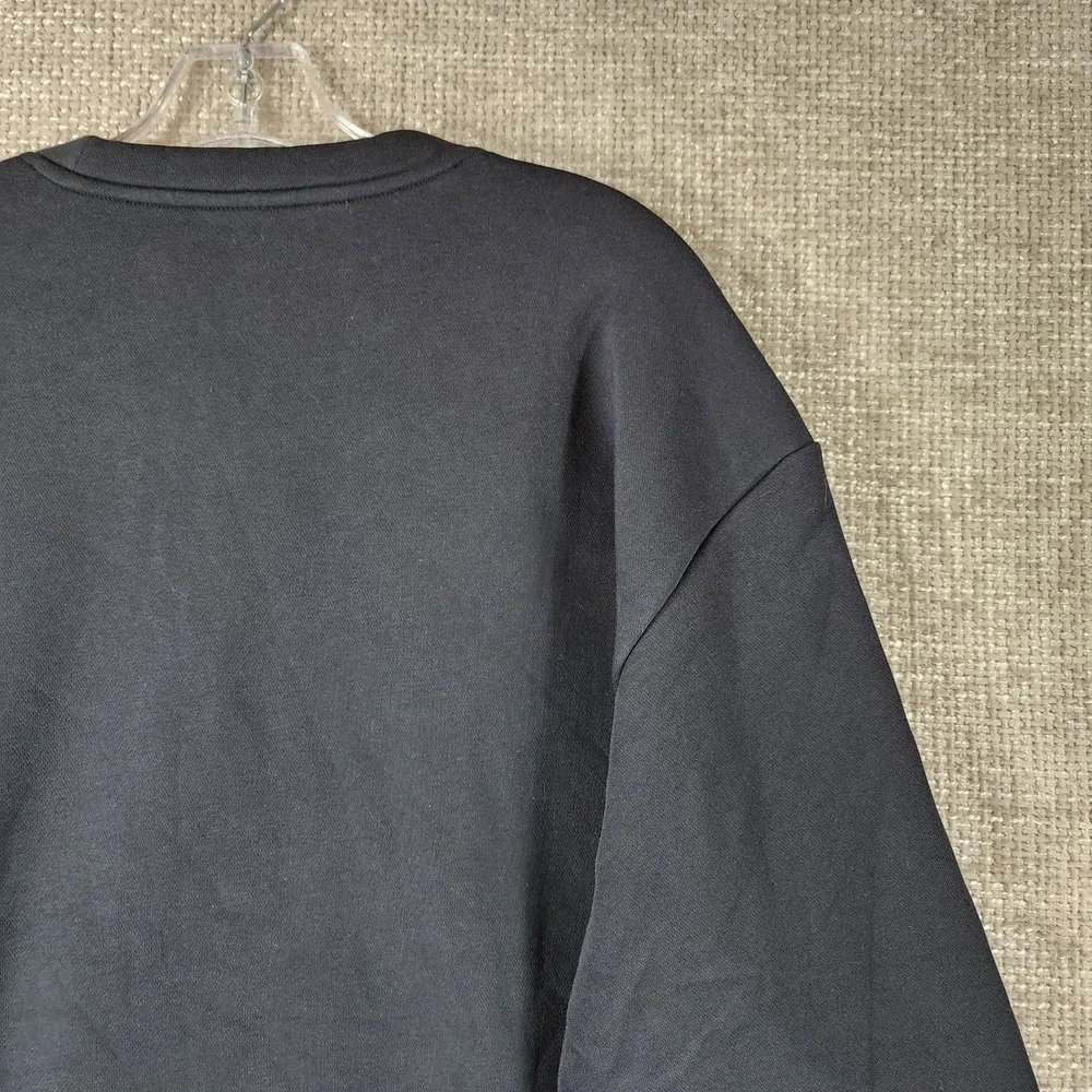 Adidas‎ Lynchburg Lacrosse Sweatshirt Mens XL Black Fleece Crew Neck NEW